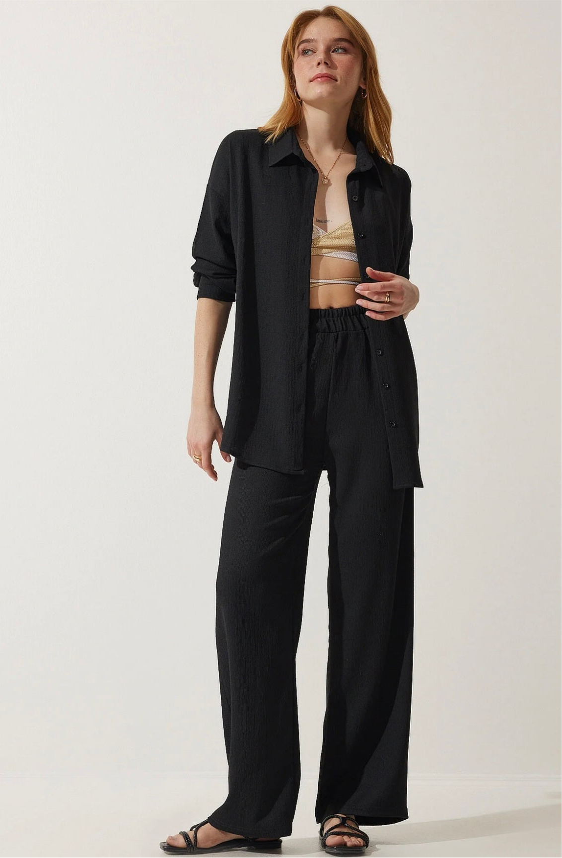 Prime Black Co-ord set