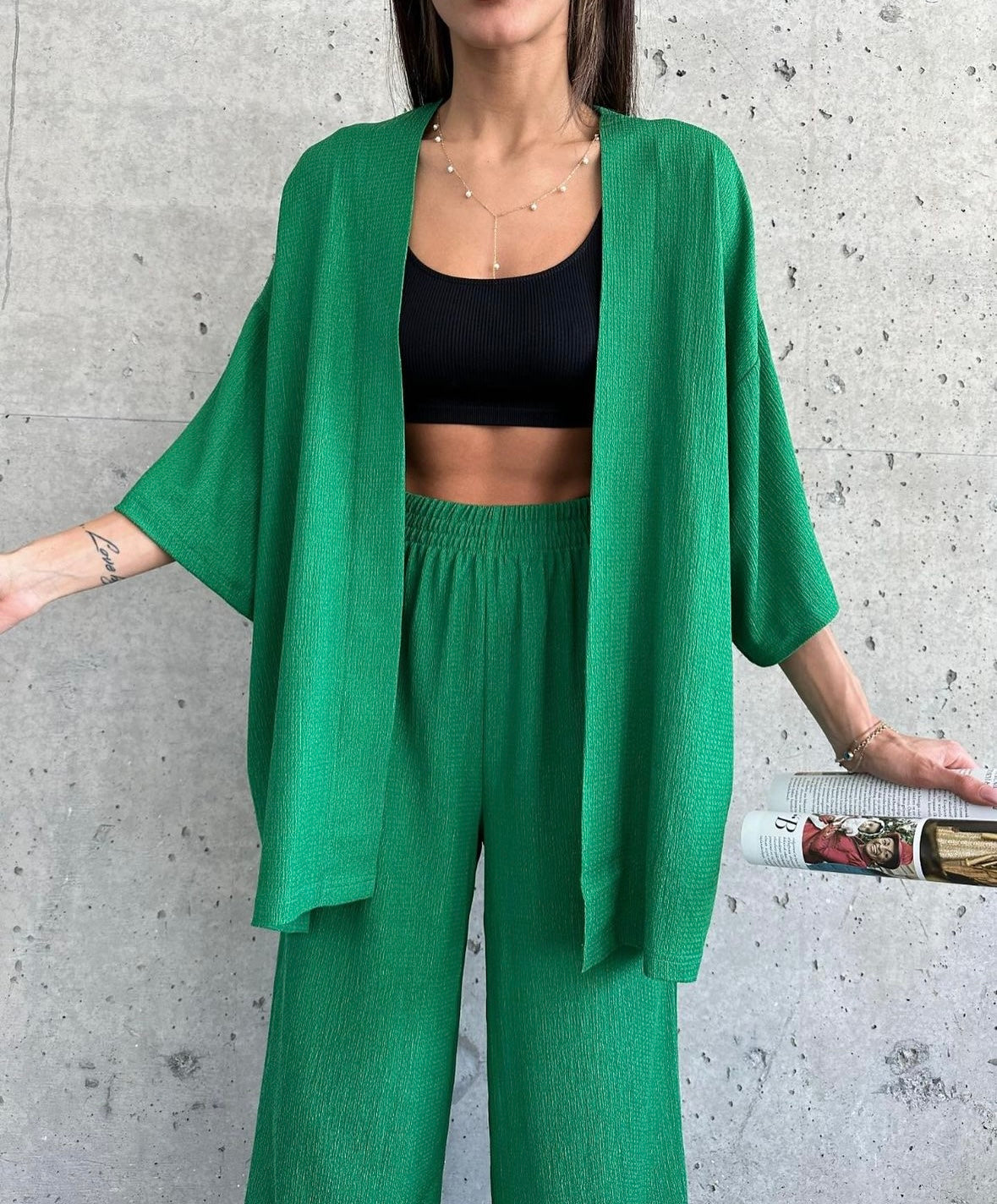 Timeless Kimono in Green