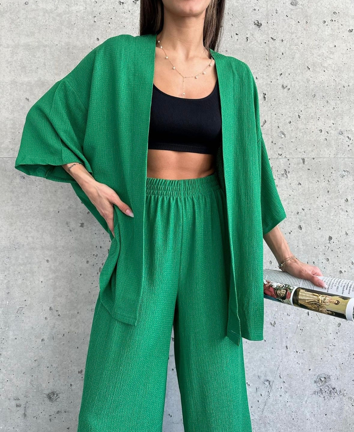 Timeless Kimono in Green