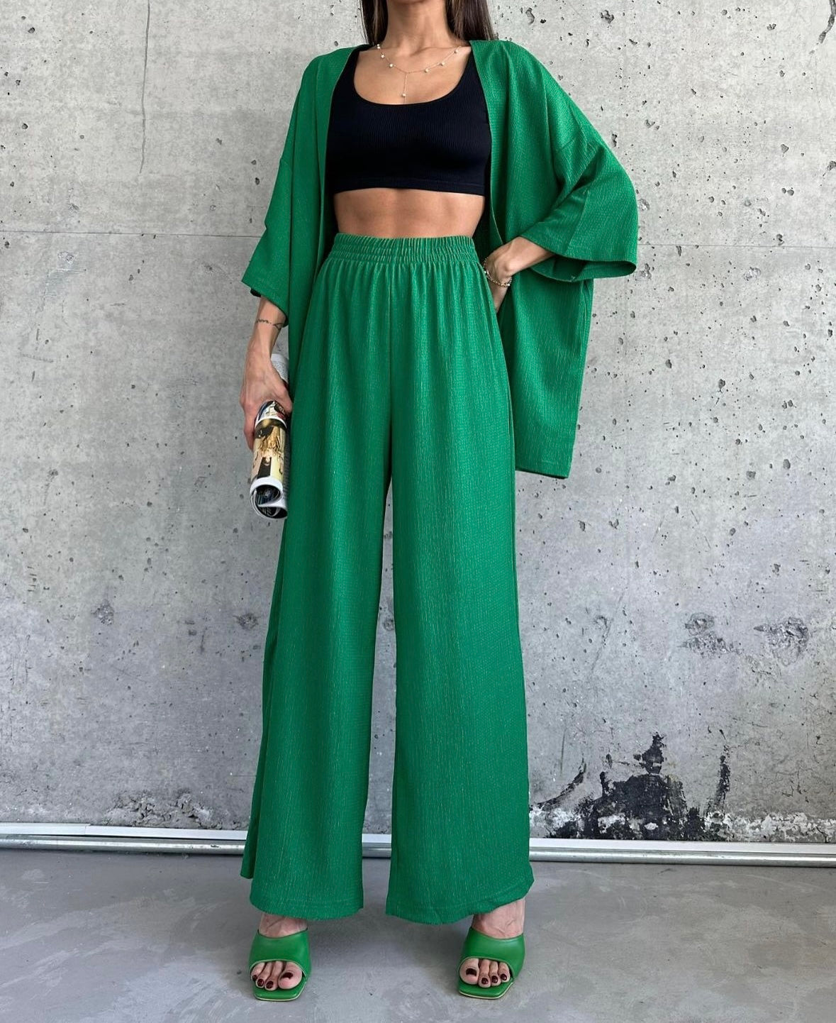 Timeless Kimono in Green