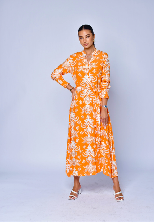 Aspen Orange Dress