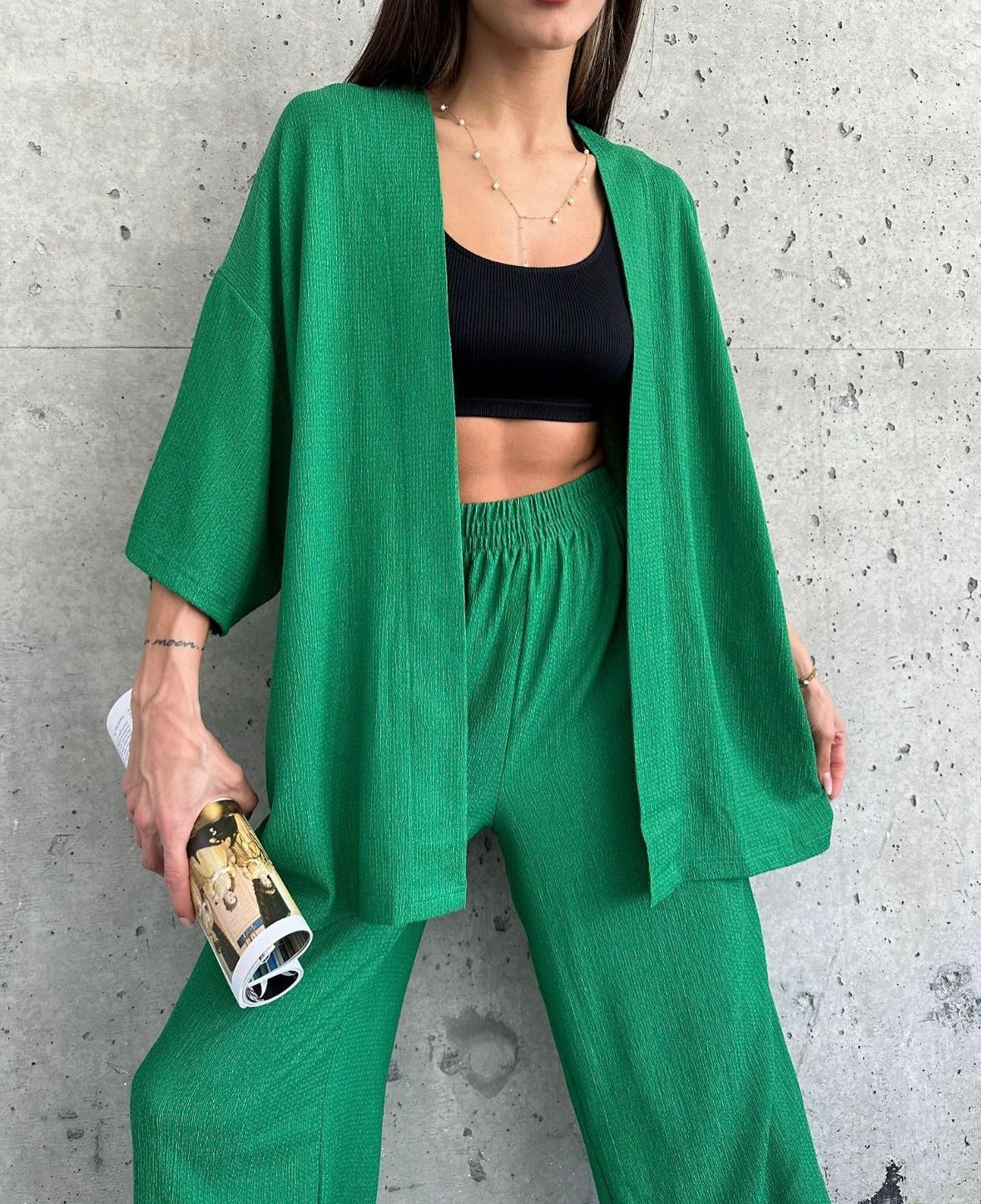 Timeless Kimono in Green