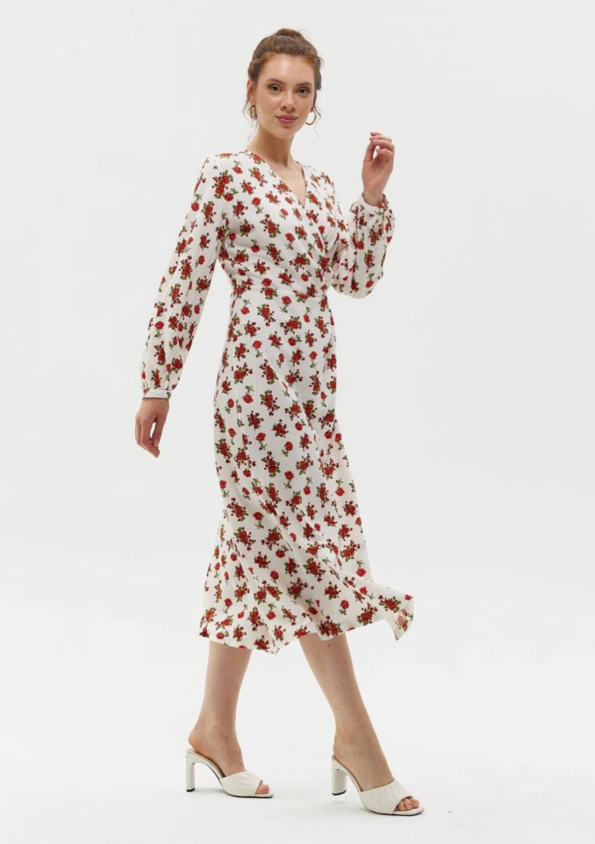 Rose Wrap Dress