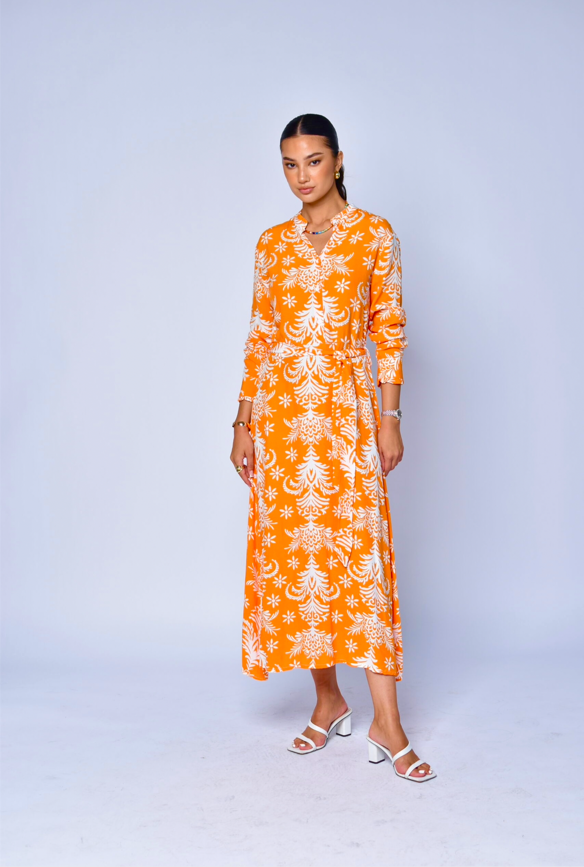 Aspen Orange Dress