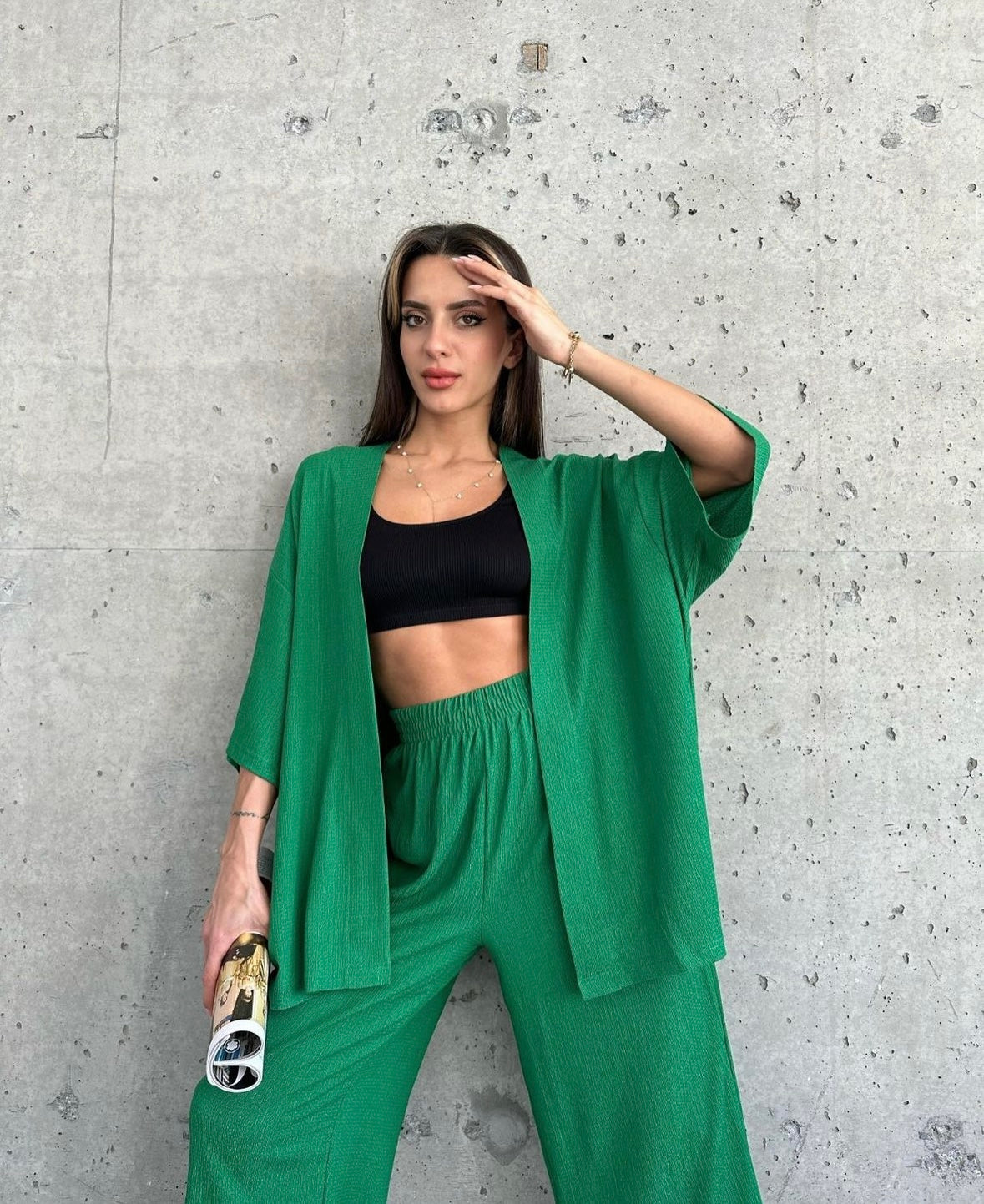 Timeless Kimono in Green