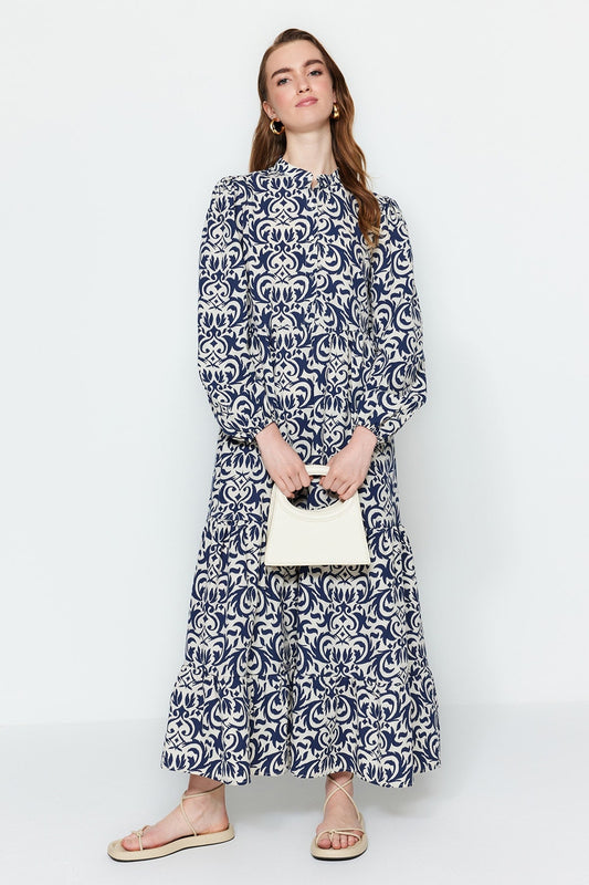 Paisley Blue Dress