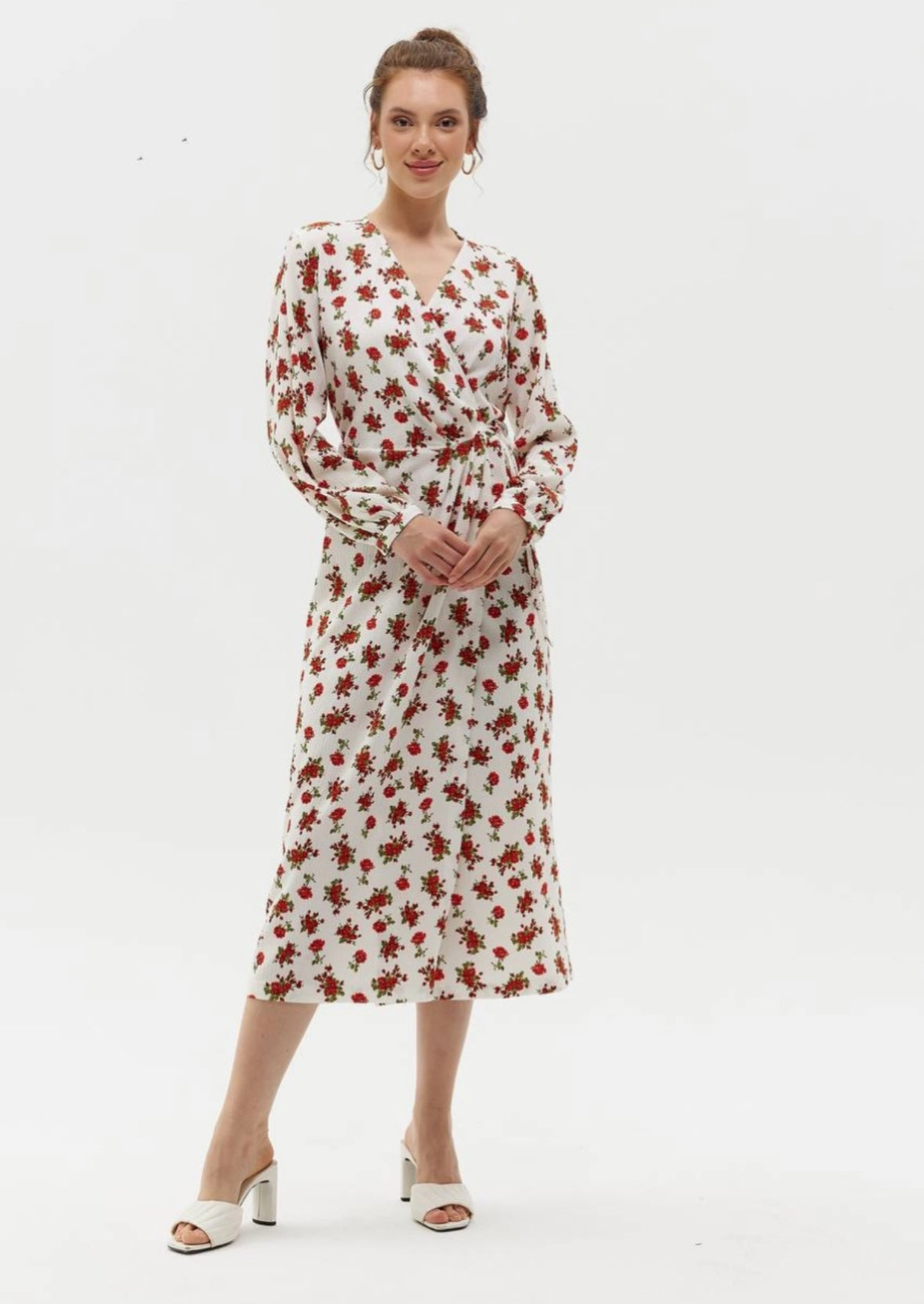 Rose Wrap Dress