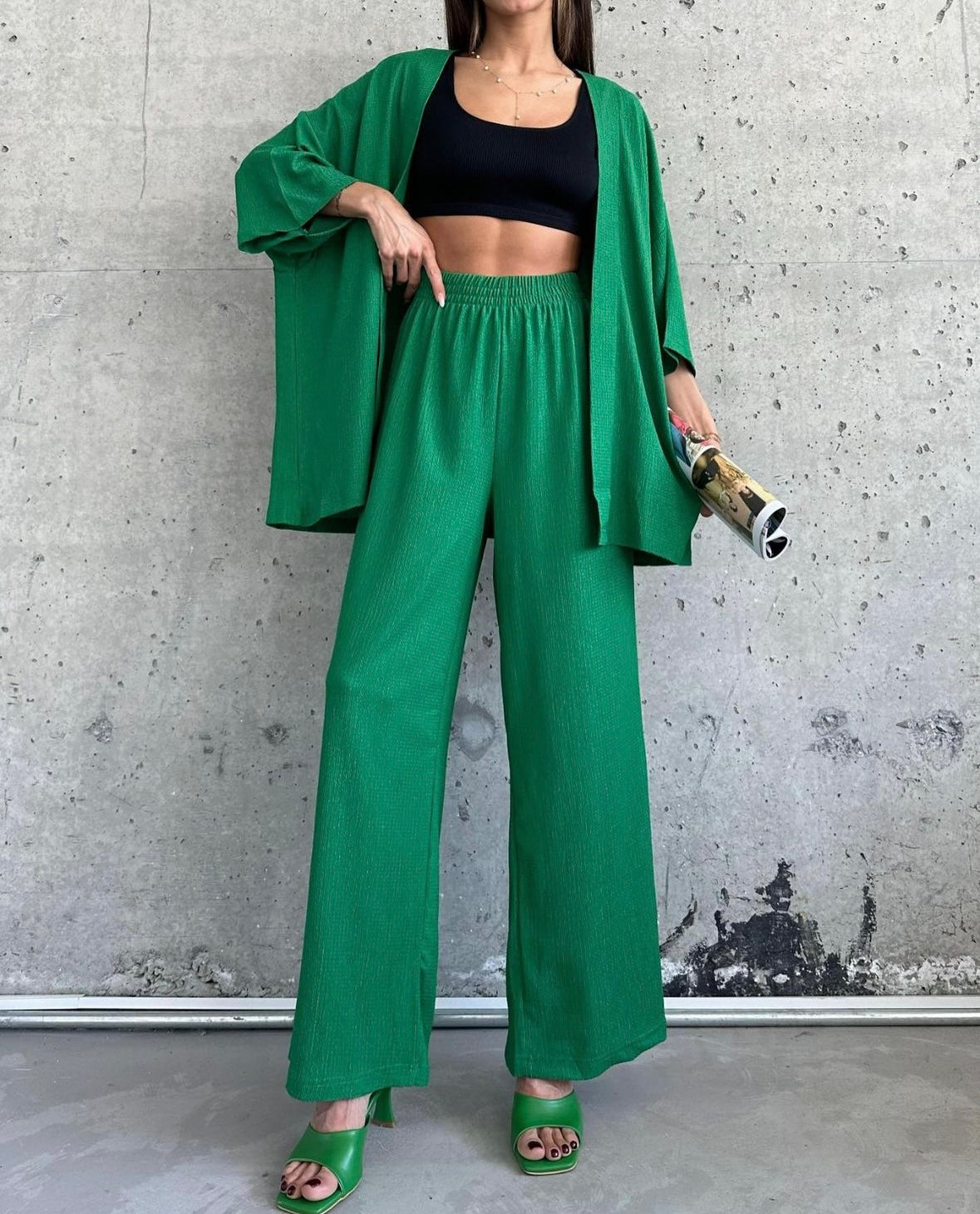 Timeless Kimono in Green